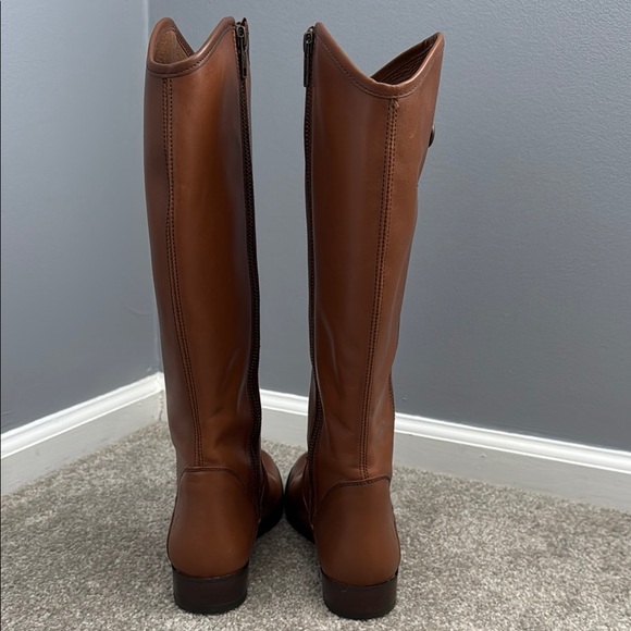 Frye Riding Boots Women’s size 6.5 Marissa Tall Cognac Leather - Picture 6 of 10